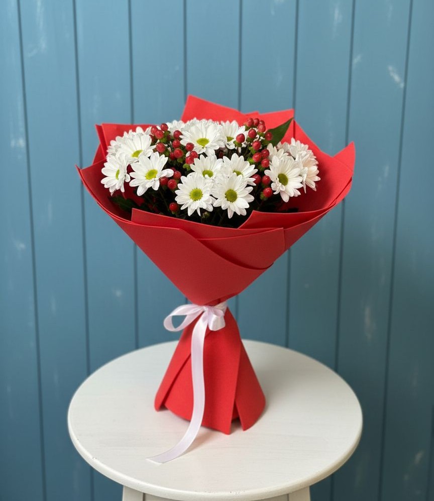 Букет цветов из: Хризантемы в Северодвинске