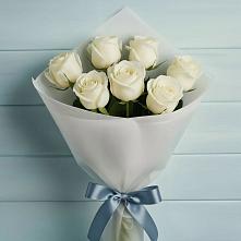 Букет 7 Белых роз Эдлесс Лав #REPLACE_PRED# Северодвинске