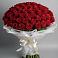 Букет 101 Красная роза Блэк Мэджик в Северодвинске