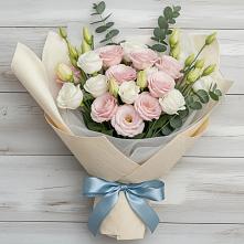 Букет цветов из:  Лизиантусы #REPLACE_PRED# Северодвинске