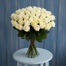 Букет 51 Белая роза Эдлесс Лав #REPLACE_PRED# Северодвинске