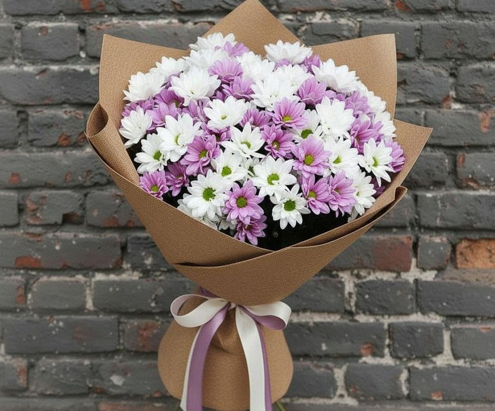 Букет цветов из: Хризантемы в Северодвинске