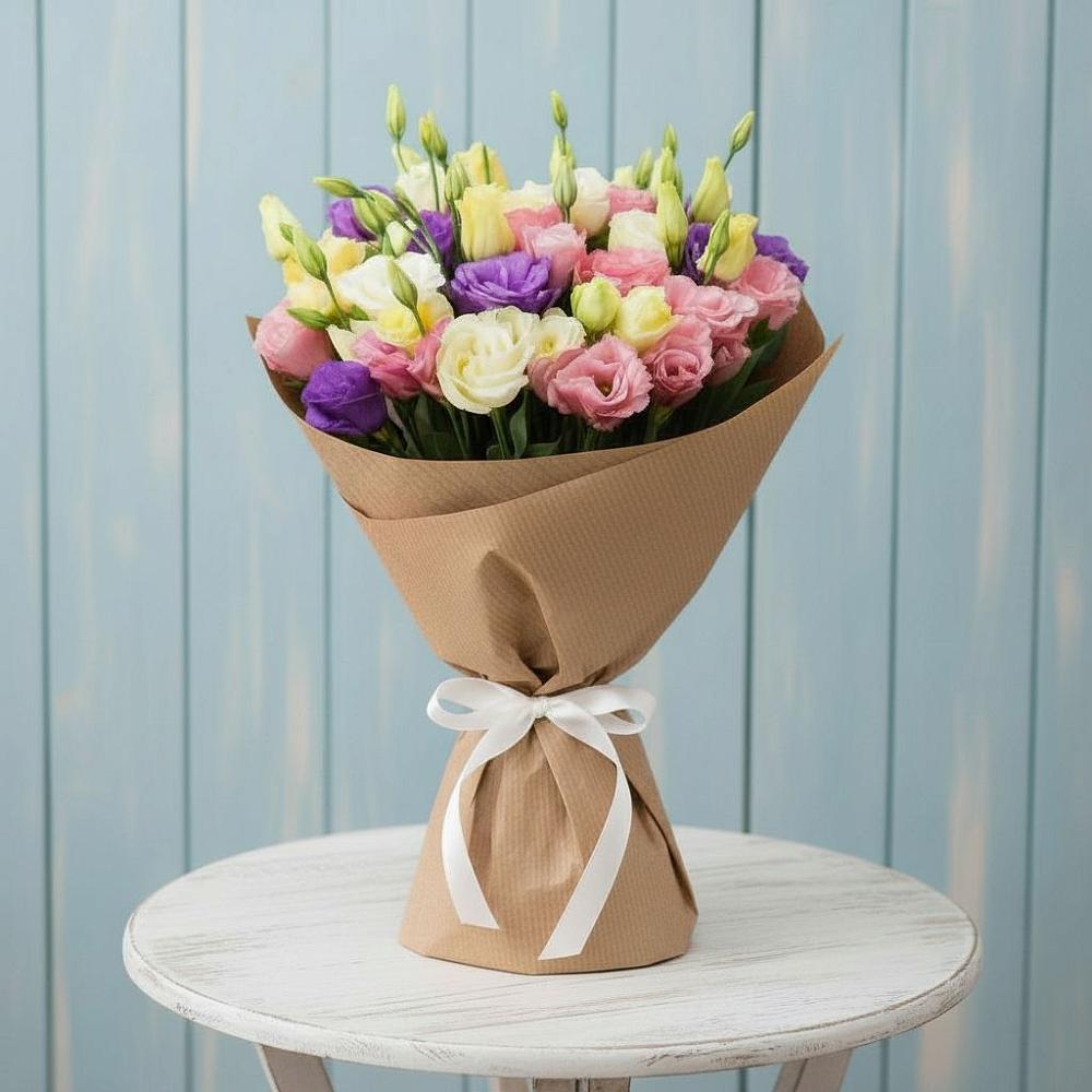 Букет цветов из: Лизиантусы в Северодвинске