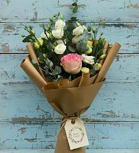 Букет цветов из:  Розы и Лизиантусы #REPLACE_PRED# Северодвинске